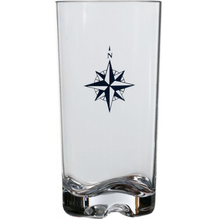 6 verres à soda motif rose des vents - "NORTHWIND" 6 verres à soda motif rose des vents - "NORTHWIND"
