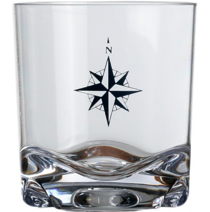6 verres à whisky motif rose des vents - "NORTHWIND" 6 verres à whisky motif rose des vents - "NORTHWIND"