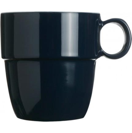 6 mugs bleu marine incassables empilables - "COLUMBUS" 6 mugs bleu marine incassables empilables - "COLUMBUS"
