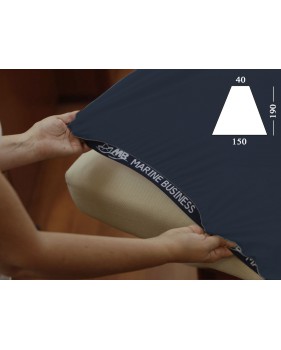 Drap housse de bateau pour lit de forme triangle avant - 3 couleurs