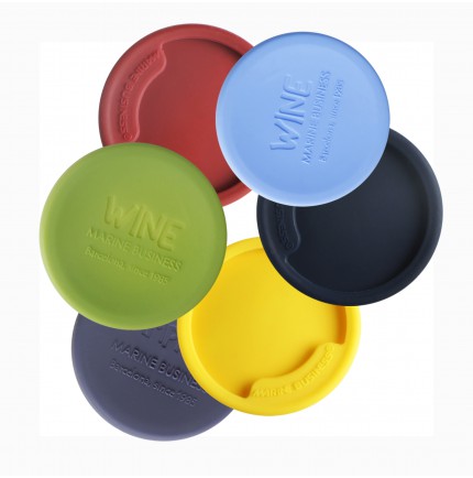 6 Base antidérapantes en silicone pour verres à vin - "PARTY" 6 Base antidérapantes en silicone pour verres à vin - "PARTY"