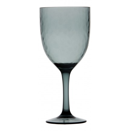 6 verres à vin transparents martelés couleur bleue lagon - "HARMONY" 6 verres à vin transparents martelés couleur bleue lagon - "HARMONY"