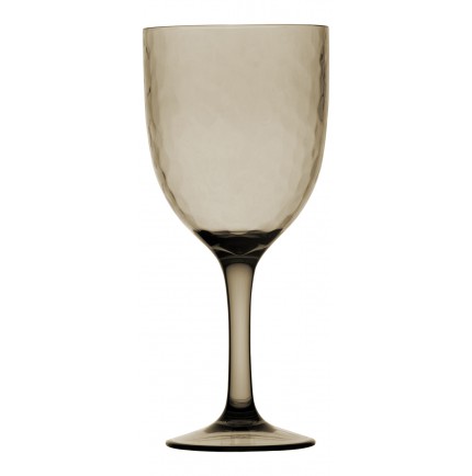 6 verres à vin transparents martelés couleur bleue lagon 6 verres à vin transparents martelés couleur bleue lagon