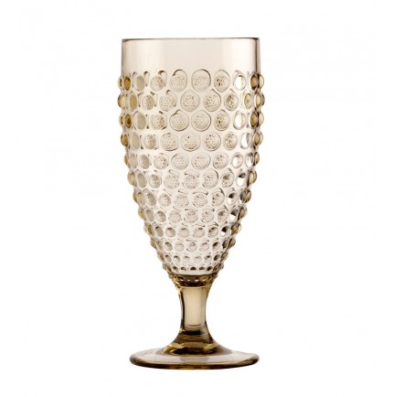 Set de 6 verres à vin transparents avec reliefs Set de 6 verres à vin transparents avec reliefs