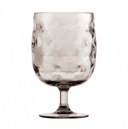 Pack de 6 verres à pied transparents marron Pack de 6 verres à pied transparents marron