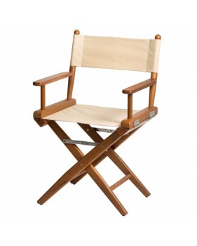 Chaise pliante classique en teck dim 57 x 45 x 89 cm