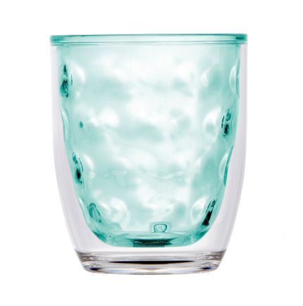 verre isotherme en mélamine turquoise à reliefs verre isotherme en mélamine turquoise à reliefs