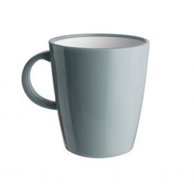 1 mug gris incassable gris en mélamine 30cl