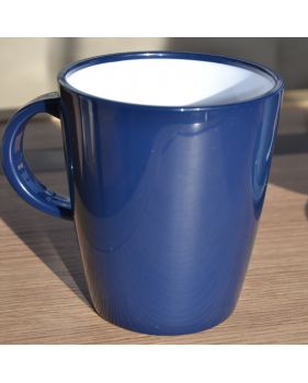 1 mug incassable en mélamine 30cl - 5 coloris
