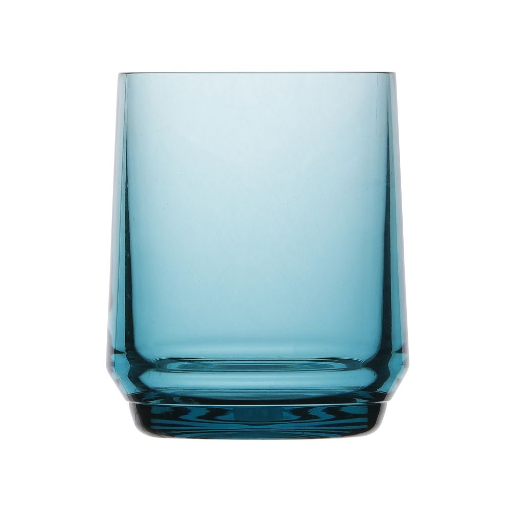 6 verres à eau ou à jus turquoise translucides en Ecozen