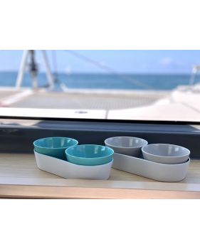 Lot 3 pièces snacking - Turquoise ou beige - 