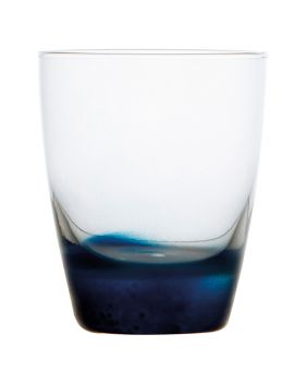 Ensemble de 6 verres avec base bleue et incassable