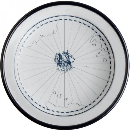 6 assiettes à soupe motif marine - "COLUMBUS" 6 assiettes à soupe motif marine - "COLUMBUS"