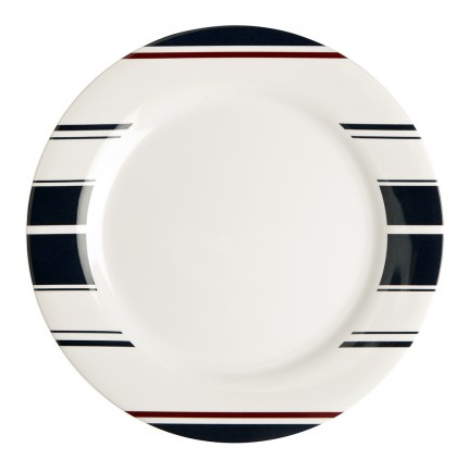 Assiettes plate antidérapante à rayures Assiettes plate antidérapante à rayures